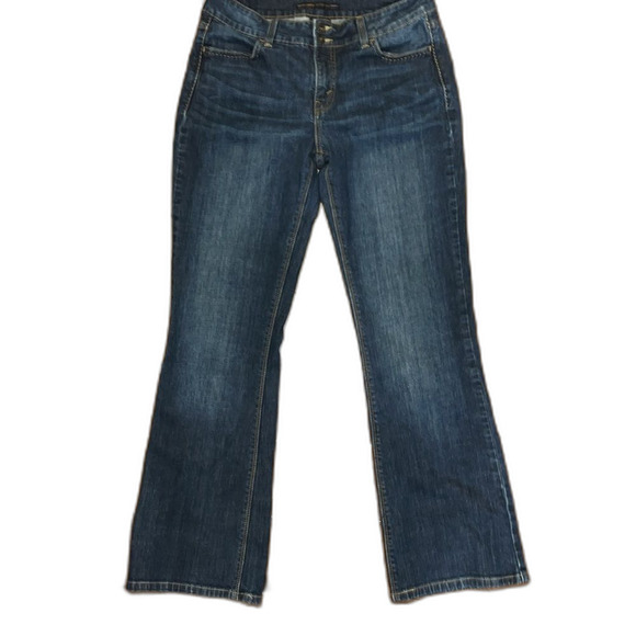 Levi’s Women's 526 Slender Bootcut Dark Wash Blue Jeans-sz 12 - Picture 5 of 8